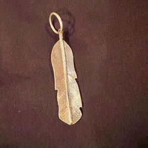 Gorgeous Richard Schmidt Feather Pendant